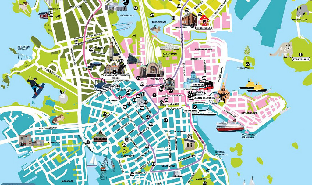 Helsinki-map